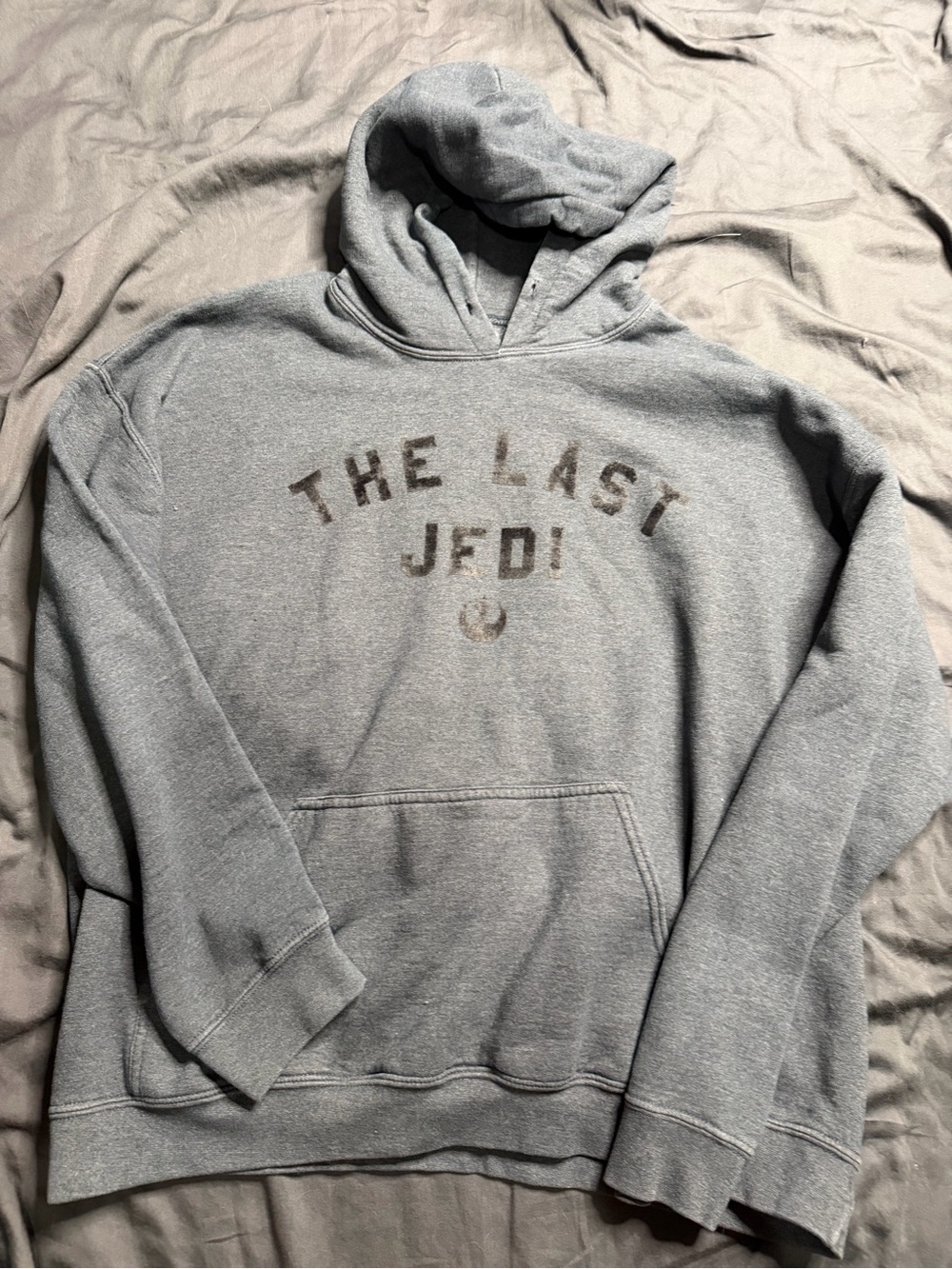 Star Wars Light Gray 'The Last Jedi' Pullover Hoodie - Men's